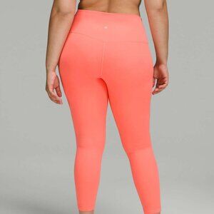 Lululemon Align High-Rise Pant 25" Raspberry Cream Size 8 NWOT